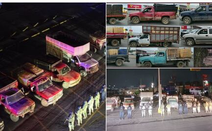 SSPH asegura 12 camionetas e hidrocarburo en Tula de Allende