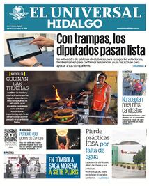 Portada El Universal Hidalgo 140324