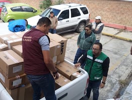 Llegaron vía terrestre 66% de los alimentos para comunidades damnificadas