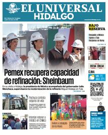 Portada EL Universal Hidalgo 5/1/26