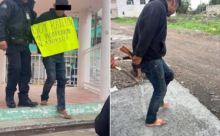 Intentan linchar a presunto ladrón en Mineral de la Reforma