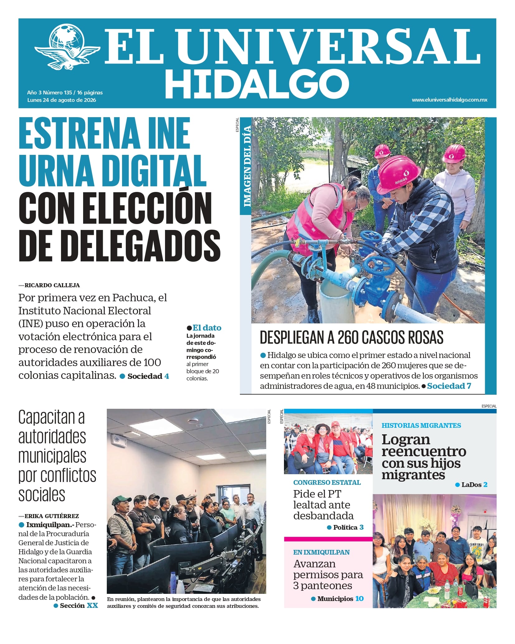 El Universal Hidalgo 24/08/26