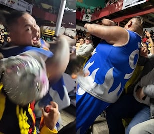 Niño Hamburguesa queda fuera de AAA tras golpear a aficionado durante función en Pachuca