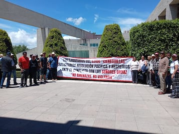 Ejidatarios de Cieneguillas protestan en PGJEH, tras dos años sin avances en carpeta