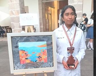 Destaca estudiante ixmiquilpense a nivel nacional en encuentro de arte y cultura