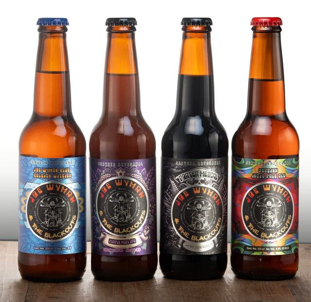 Joe Wyman The Black Outs: la cerveza artesanal Inspirada por el exbaterista de Scorpions | Facebook: Joe Wyman