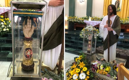 Devoción y milagros; las reliquias de San Judas Tadeo llegan a Mineral de la Reforma