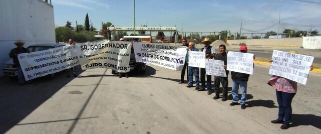 Ejidatario de Conejos acusan problemáticas y corrupción