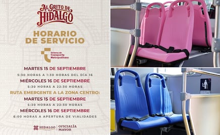 Transporte público tendrá cambios en Pachuca por las Fiestas Patria