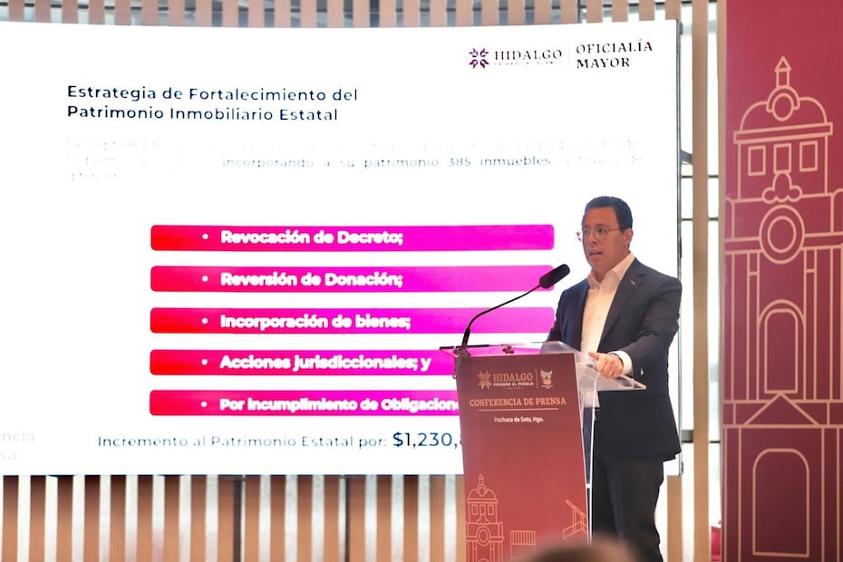 Hidalgo recupera más de 385 inmuebles y suma mil 230 mdp a su patrimonio estatal | Foto: Luis Soriano