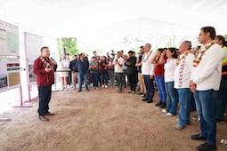 Menchaca concluye Rutas de la Reconstrucción en Jacala
