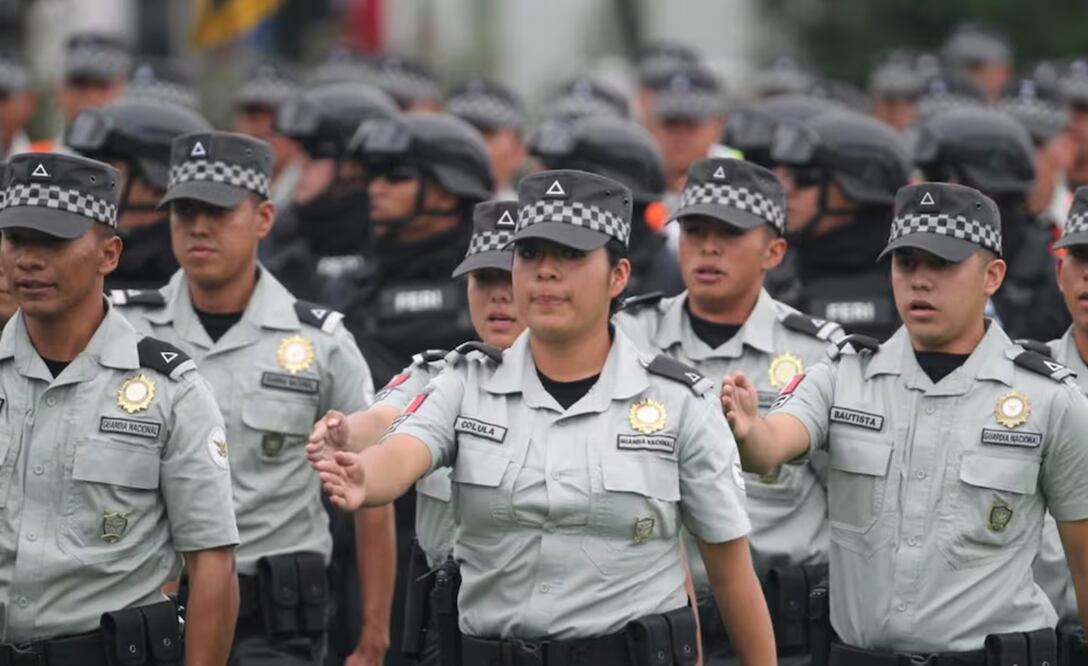Conmemoración del 5 aniversario de la Guardia Nacional en Campo Marte. Foto: Francisco Rodríguez. EL UNIVERSAL