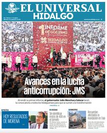 Portada impresa del 06 de septiembre