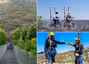 Hidalgo, destino ideal para los amantes de la aventura en bicicleta aérea