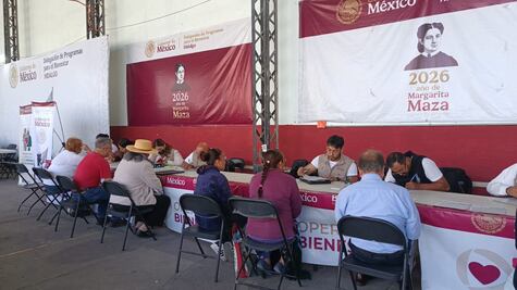Más de mil 600 hidalguenses se registran en el arranque de las pensiones Bienestar