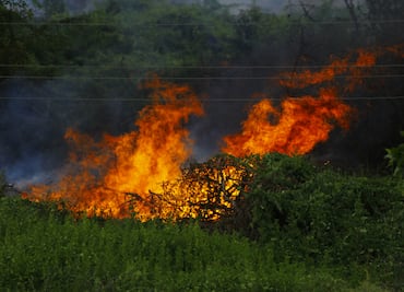 Suman 27 incendios en Acaxochitlán en lo que va del año
