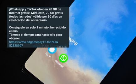 Alertan por estafa de gigabytes gratis en WhatsApp