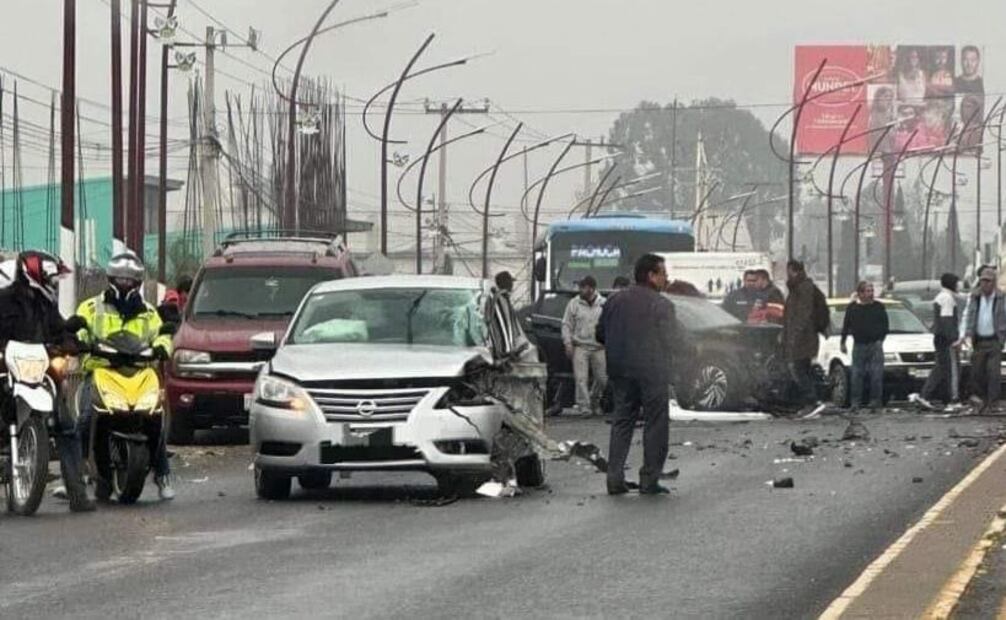 Choque entre taxi y vehículo particular genera movilización en La Preferida | Foto: Especial