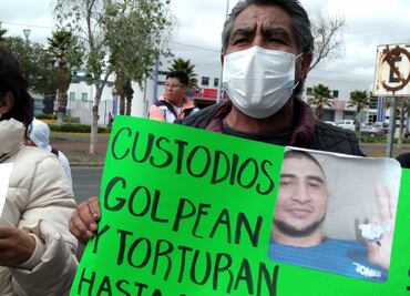 Exigen justicia por muerte de reo; autoridades reconocen el hecho