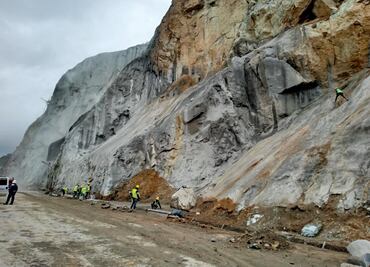 Refuerzan medidas de seguridad en la autopista Real del Monte–Huasca por temporada de lluvias