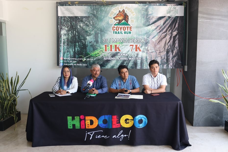 Lanzan en Nicolás Flores la primera carrera “Coyote Trail Run” como impulso al turismo deportivo | Foto: Turismo Hidalgo