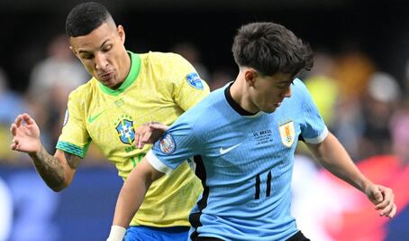 Uruguay elimina a Brasil y va a semifinales