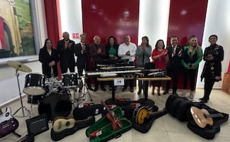 San Felipe Orizatlán recibe 27 instrumentos donados por la Embajada de Taiwán