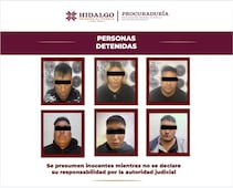 En cateo por narcomenudeo, PGJEH detiene a siete; se detectó equipo táctico y armas