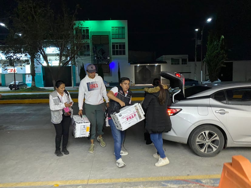 INE transmite en vivo el conteo de votos de la elección judicial en Hidalgo | Foto: Luis Soriano