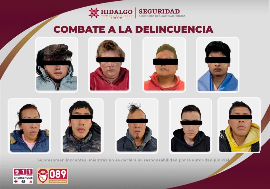 Vinculan a proceso a nueve personas por el asesinato de un taxista en Hidalgo | Fotos: SSPH
