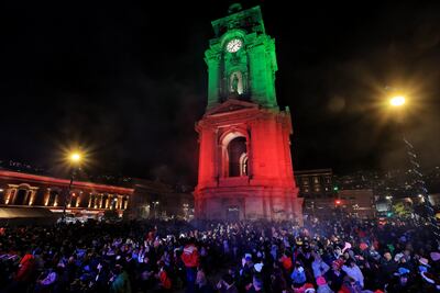 Gran posada navideña en Plaza Independencia de Pachuca con Los Ángeles de Charly