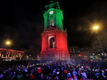 Gran posada navideña en Plaza Independencia de Pachuca con Los Ángeles de Charly