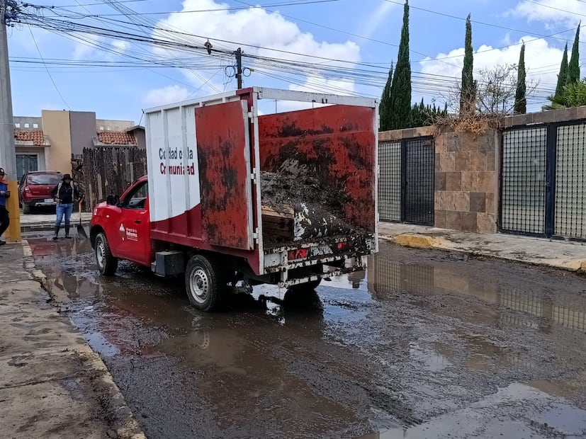 Arranca fase de recuperación en Los Tuzos tras inundación | Foto: Lourdes Naranjo
