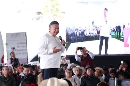 Desde el Valle del Mezquital, el gobernador envía su respaldo a la presidenta de México