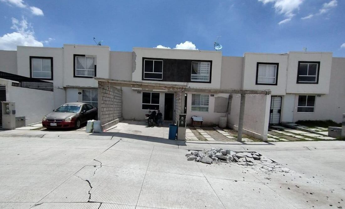 Es la segunda vez que se presentan desperfectos en viviendas que se parten en dos.