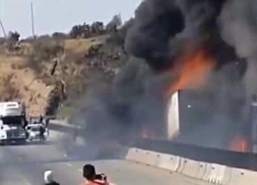 Reabren circulación en autopista Arco Norte, tras choque