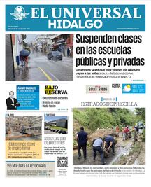 Portada El Universal Hidalgo 10/10/25