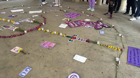 Mujer denuncia agresión y robo en Tizayuca; exige justicia durante marcha del 8M