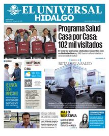 Portada El Universal Hidalgo 20/08/25