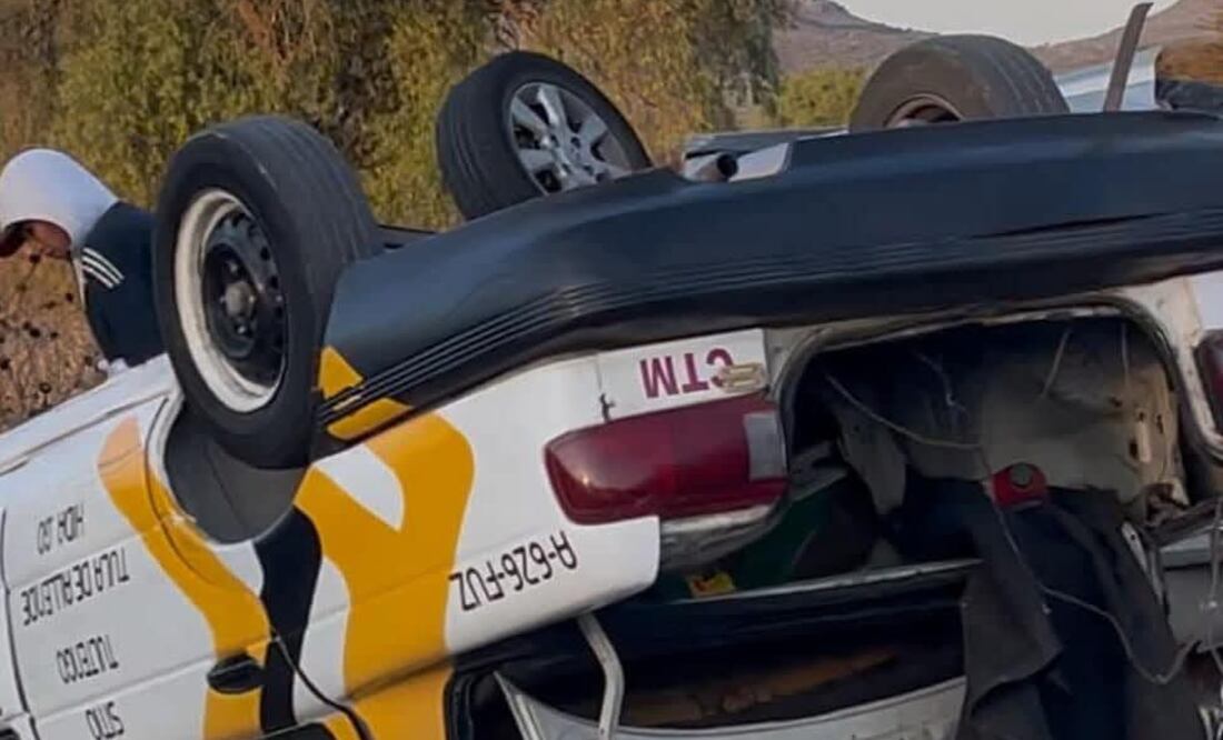 Ocho personas fallecieron en un accidente registrado en Ajacuba I Foto: Especial