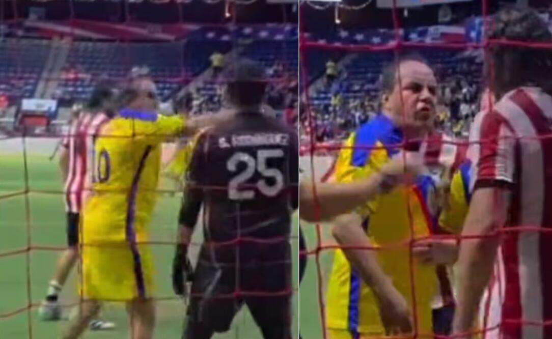 Cuauhtémoc Blanco explota en el Clásico de Leyendas I FOTO: ESPECIAL