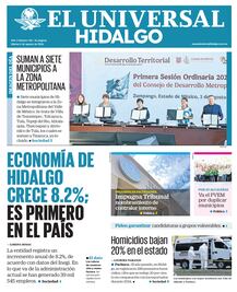 Portada El Universal Hidalgo 4/8/26