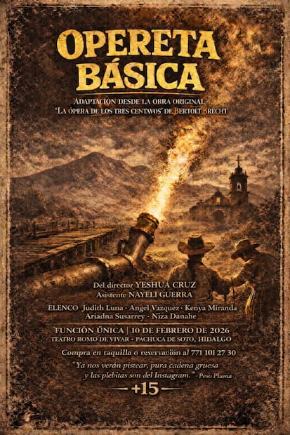 Febrero cultural en Pachuca: cine, arte y teatro desde miradas contemporáneas | Facebook: Secretaría de Cultura de Hidalgo