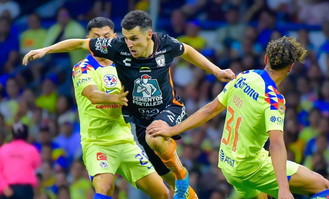 Pachuca se puso adelante; sin embargo, la suerte le jugó mal al cuadro hidalguense Foto: X Tuzos