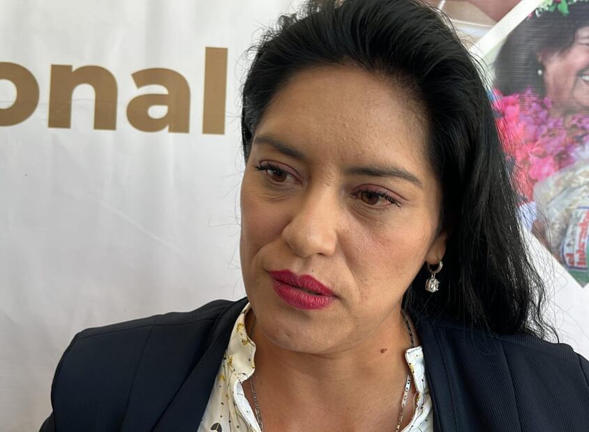 Yanet Fernández, presidenta municipal de  Santiago Tulantepec I Foto: Ricardo Calleja