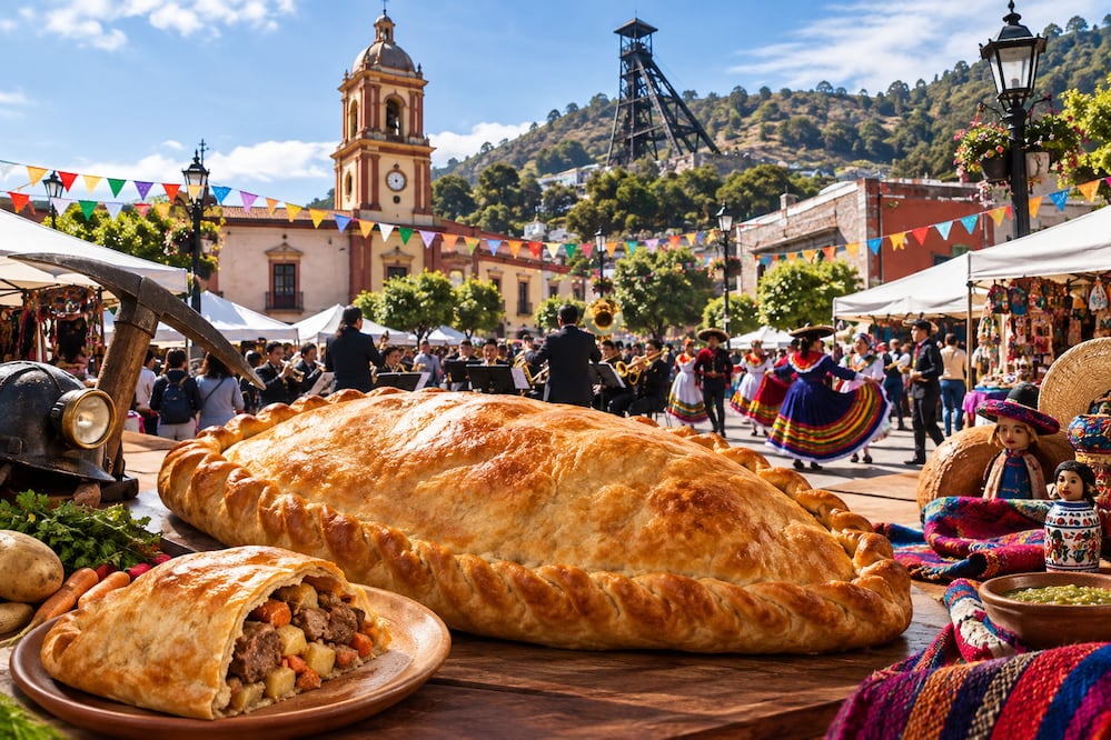 ¡Real del Monte se prepara para un festival que huele a paste! Imagen generada con IA