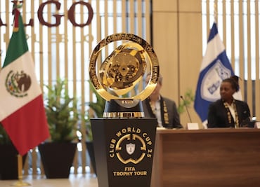 El trofeo del Mundial de Clubes llega a Pachuca, la Cuna del Futbol