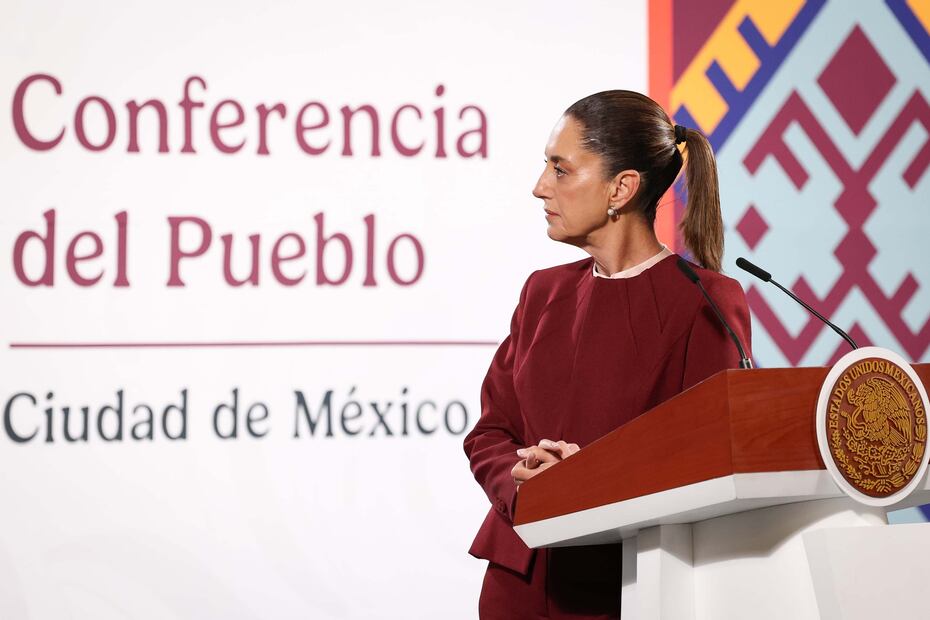 Conferencia de prensa matutina de la presidenta Claudia Sheinbaum, desde Palacio Nacional. Foto: Agencia EL UNIVERSAL/Luis Camacho/ARMM