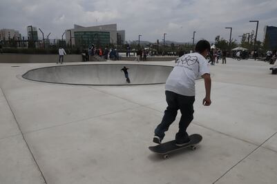Cuenta el Parque Cultural con pista de skate con estándares internacionales