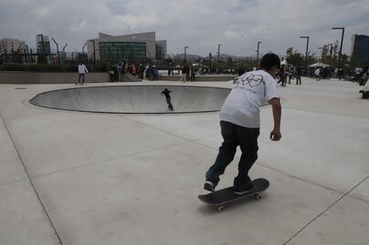 Cuenta el Parque Cultural con pista de skate con estándares internacionales